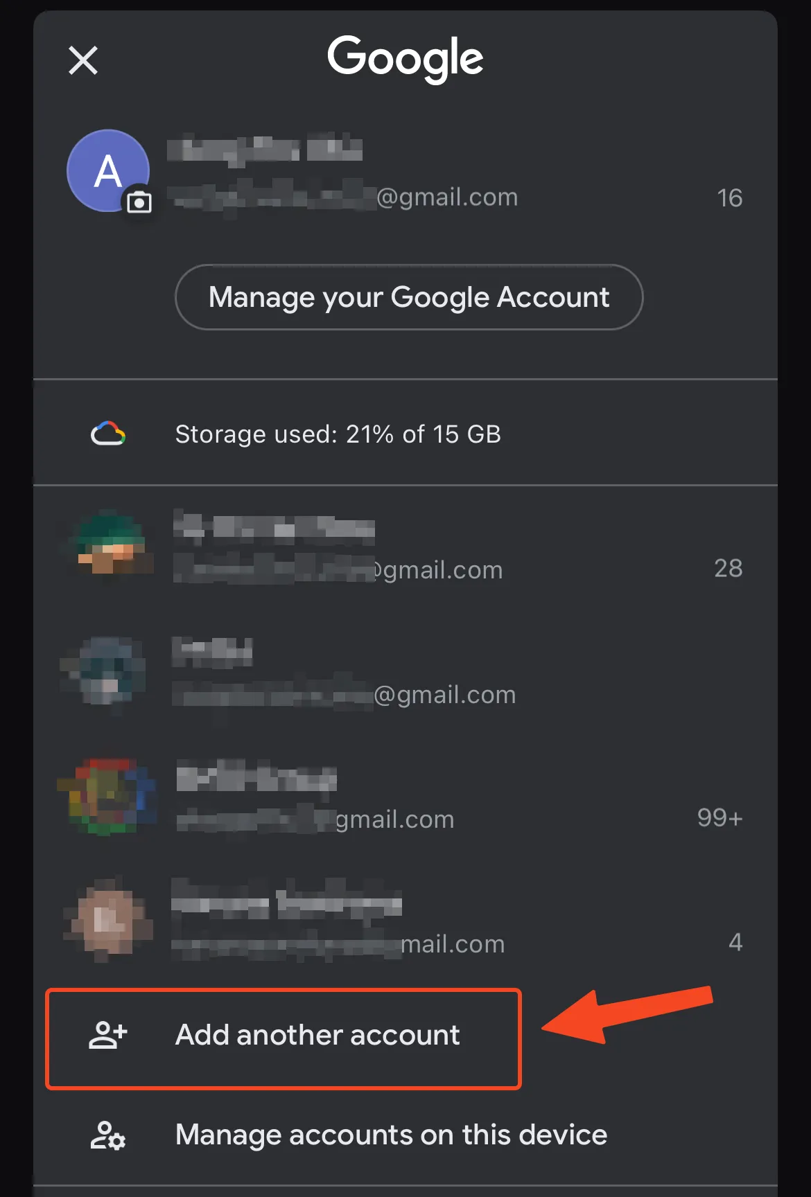 Gmail iOS Add Account