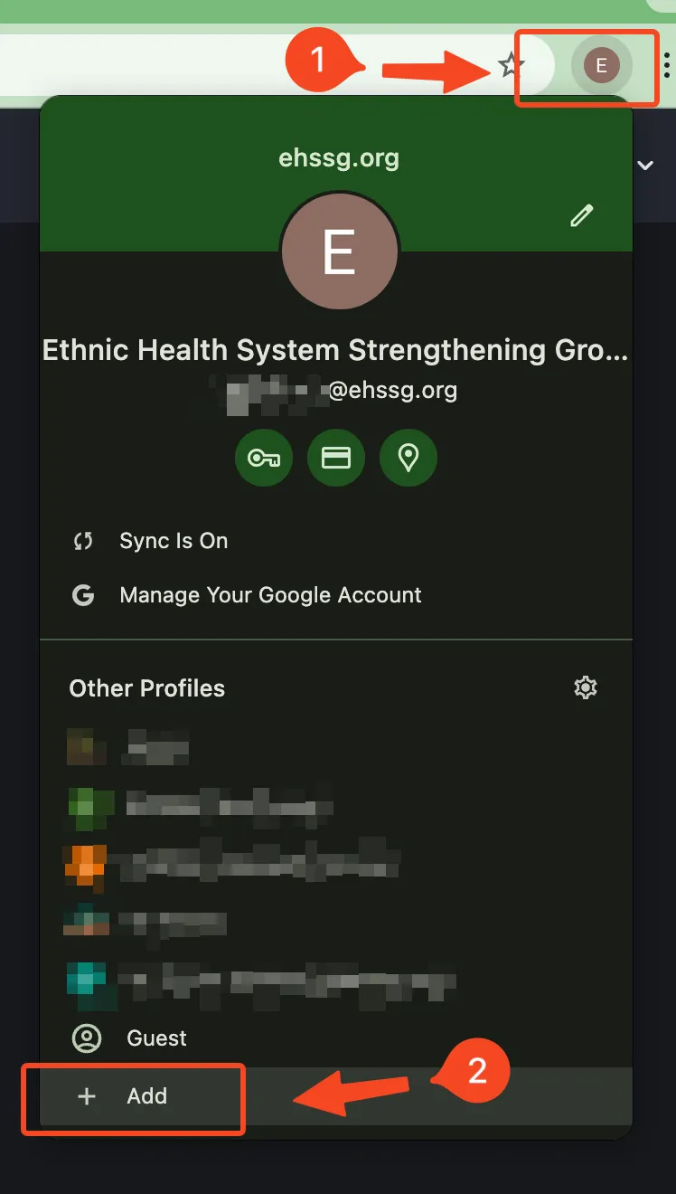 Add Chrome Profile